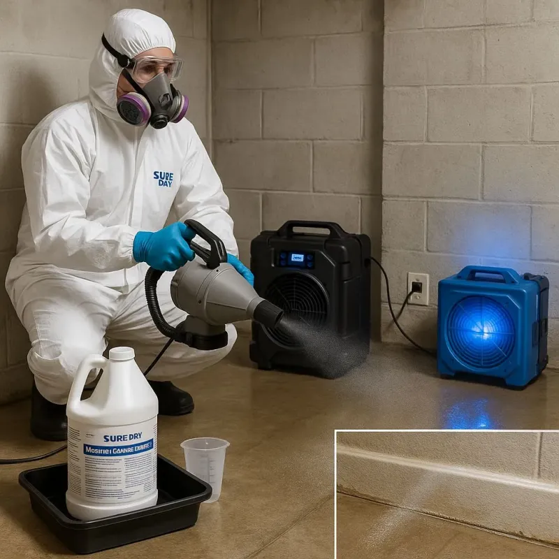 Sanitization and Odor Removal process in Excelsior, MN